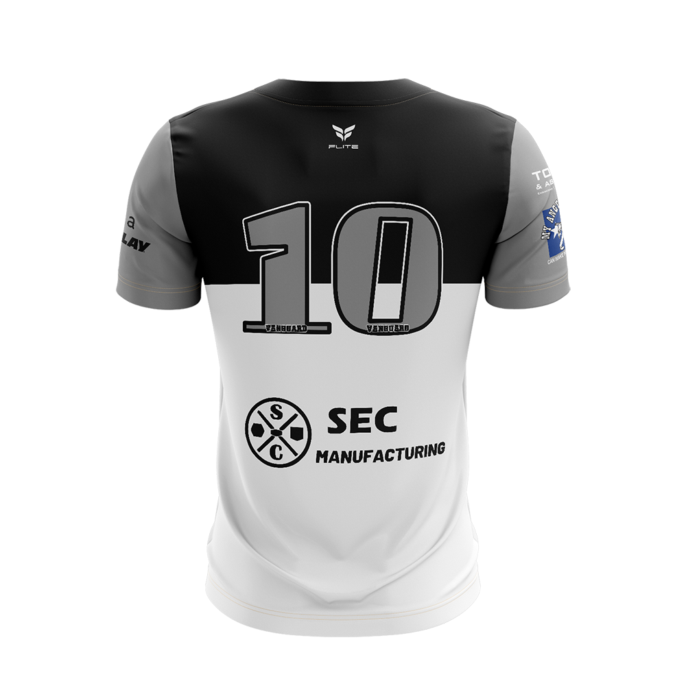 VANGUARD TRAINING JERSEY SS (BLACK WHITE)