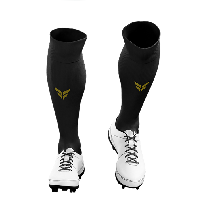 TEAM SOCKS (BLACK SOCKS GOLD WINGS)