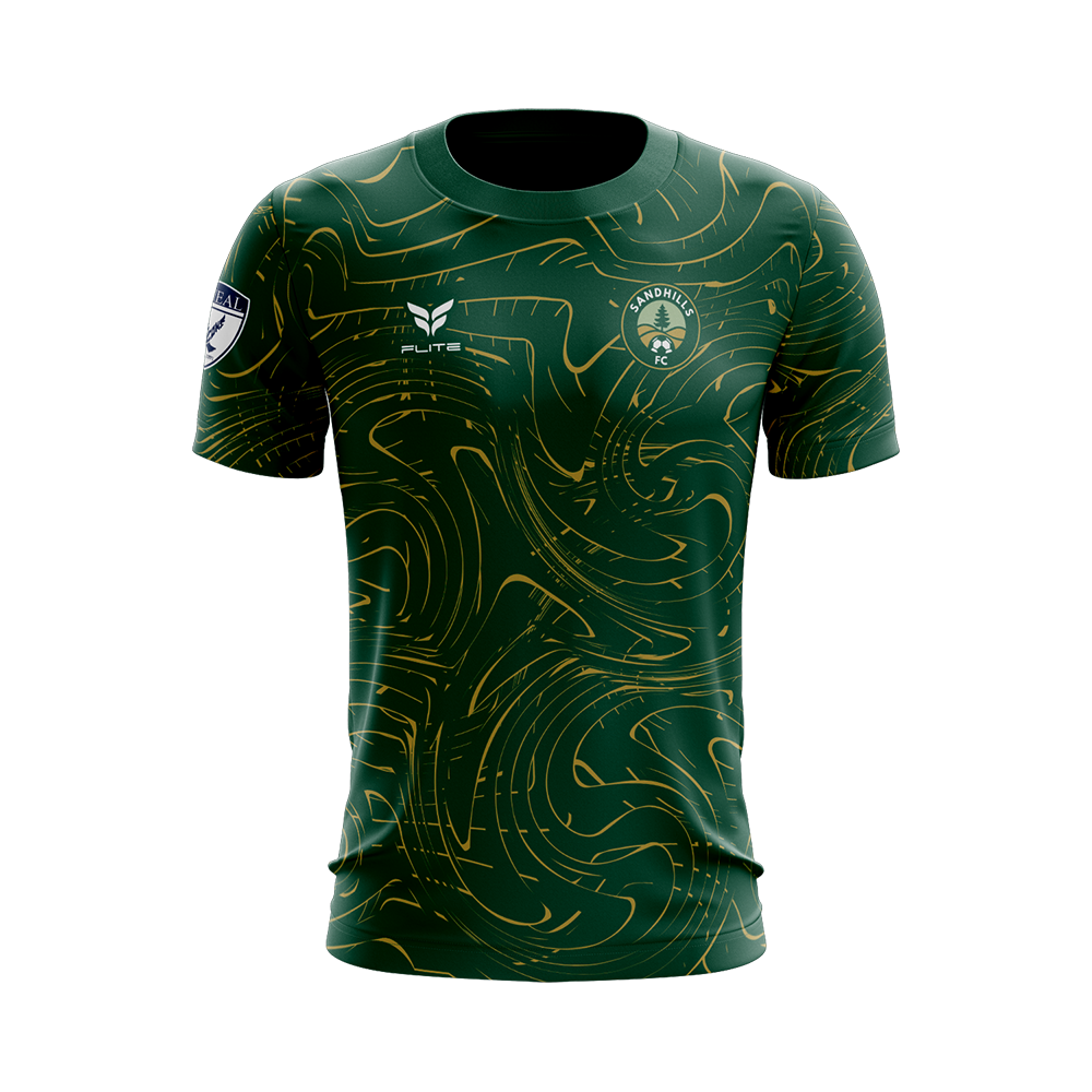 SANDHILLS FC TRAINING JERSEY SS (GREEN)