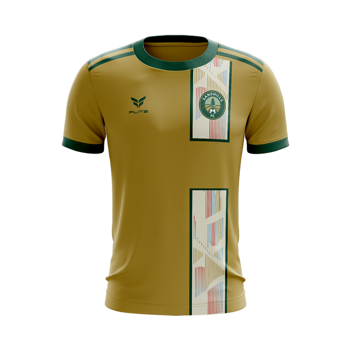 SANDHILLS FC HOME JERSEY SS (GOLD)
