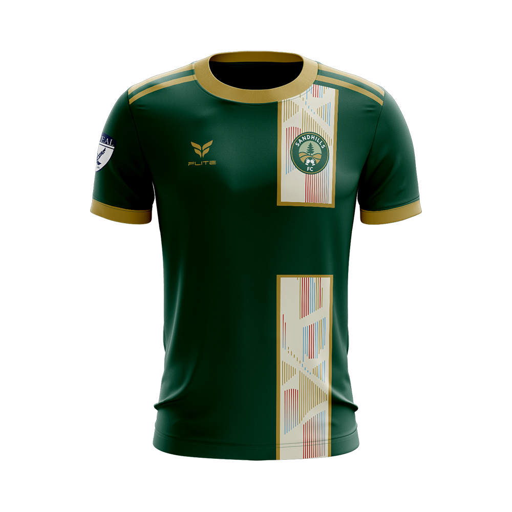SANDHILLS FC HOME JERSEY SS (GREEN)