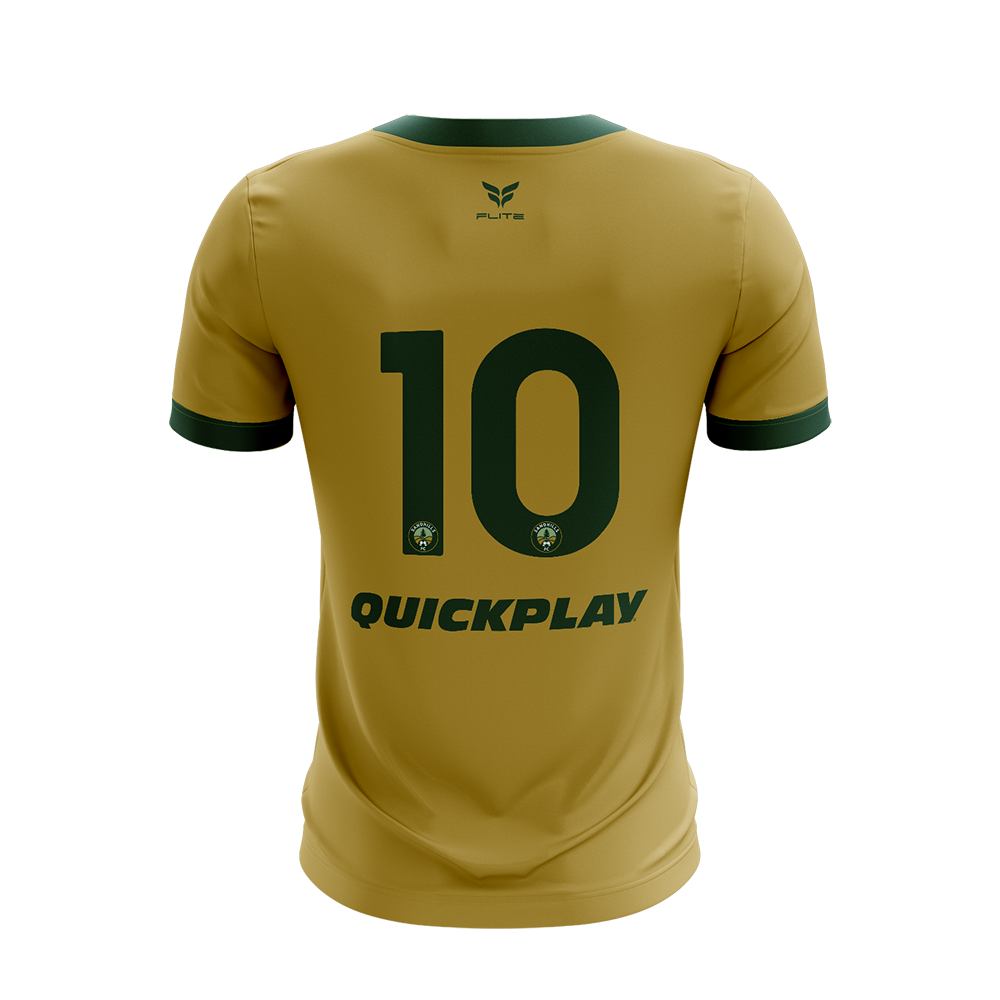 SANDHILLS FC HOME JERSEY SS (GOLD)
