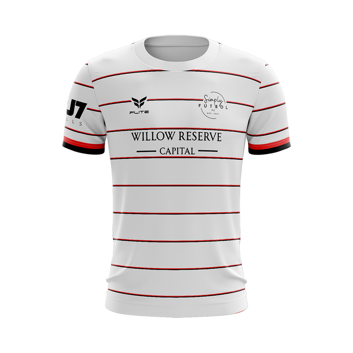 SIMPLY FUTBOL 2026 TST WOMENS TRAINING JERSEY SS (WHITE)