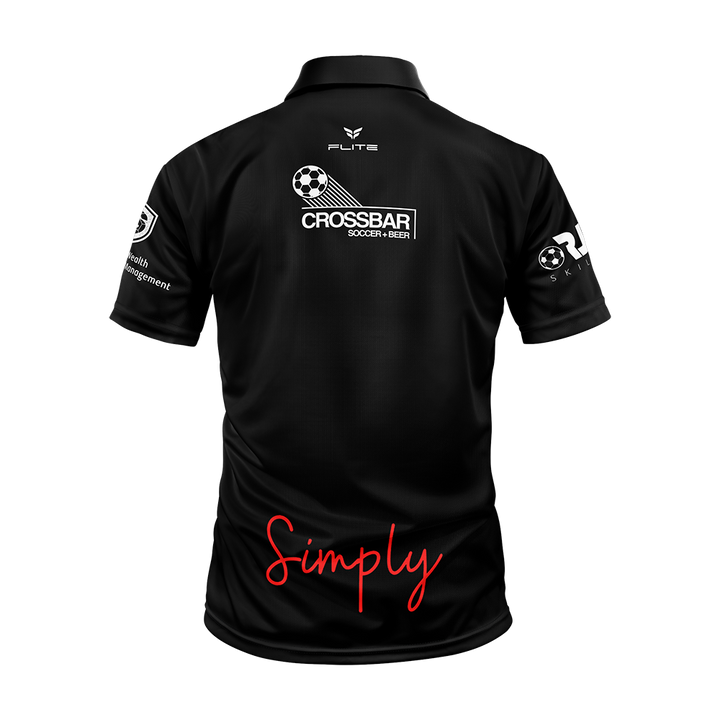 SIMPLY FUTBOL 2026 TST POLO SHIRT (BLACK)