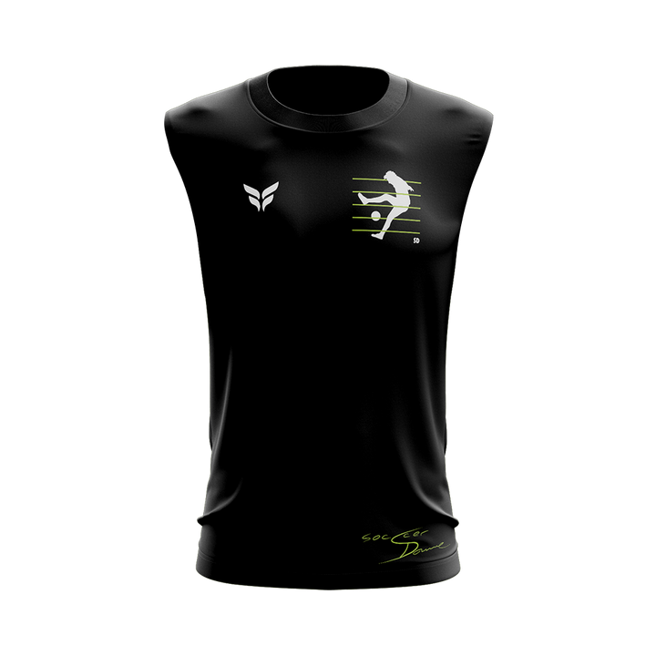 SOCCCER DAVE "LIVE FREE PLAY FREE" TRAINING TOP NS (BLACK)