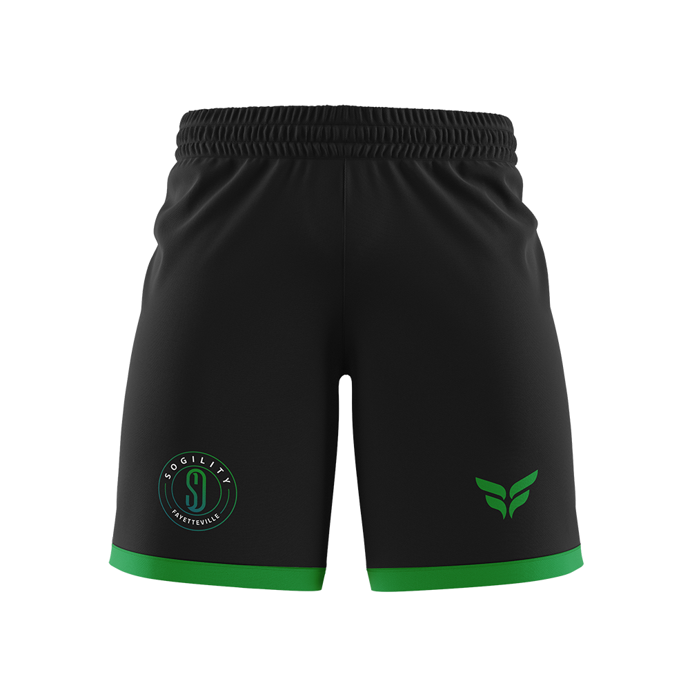 SOGILITY FAYETTEVILLE TRAINER SHORTS (BLACK)