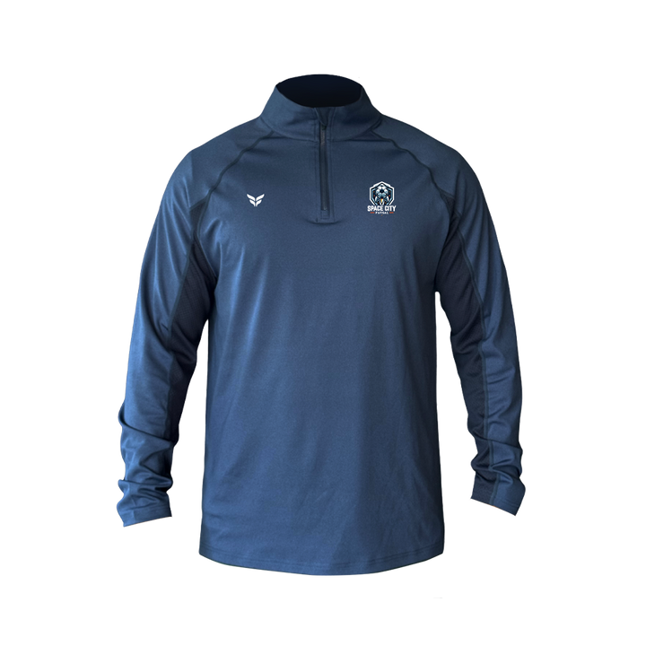 SPACE CITY STEALTH QUARTER-ZIP (IRON BLUE)
