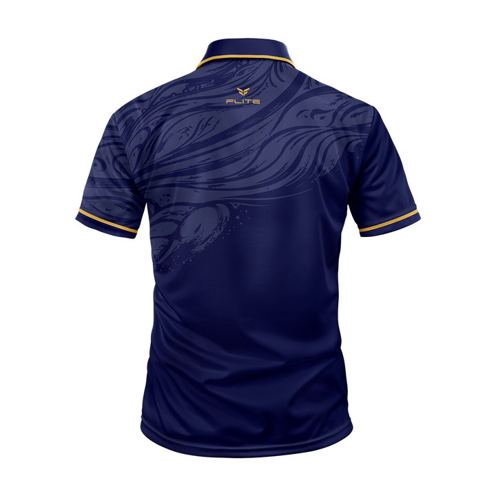 TEKFLOW FUTSAL ELITE COACHES POLO SHIRT (NAVY)