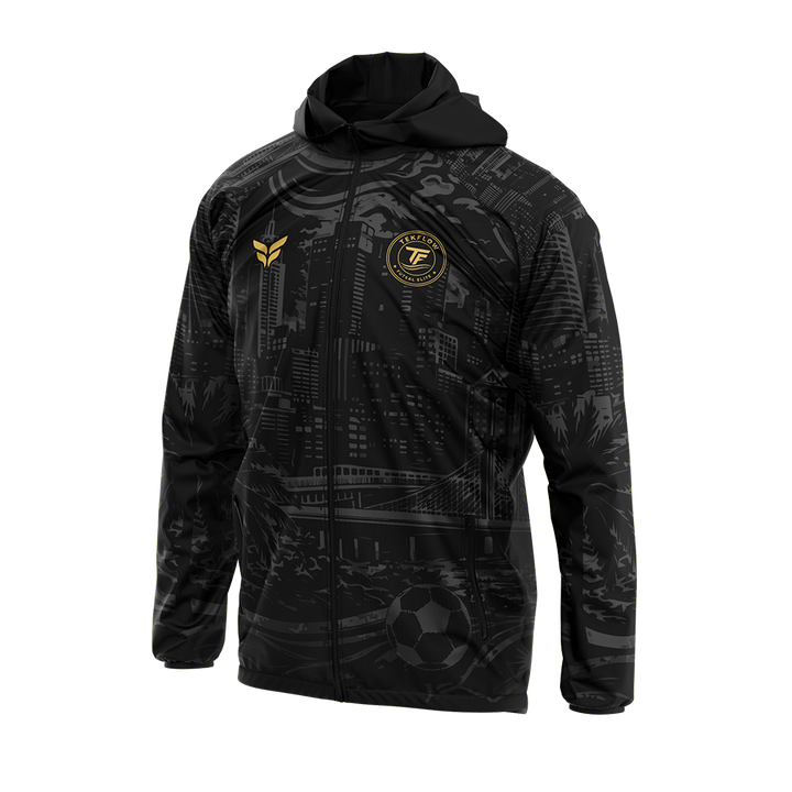 TEKFLOW FUTSAL ELITE WINDBREAKER JACKET (BLACK)