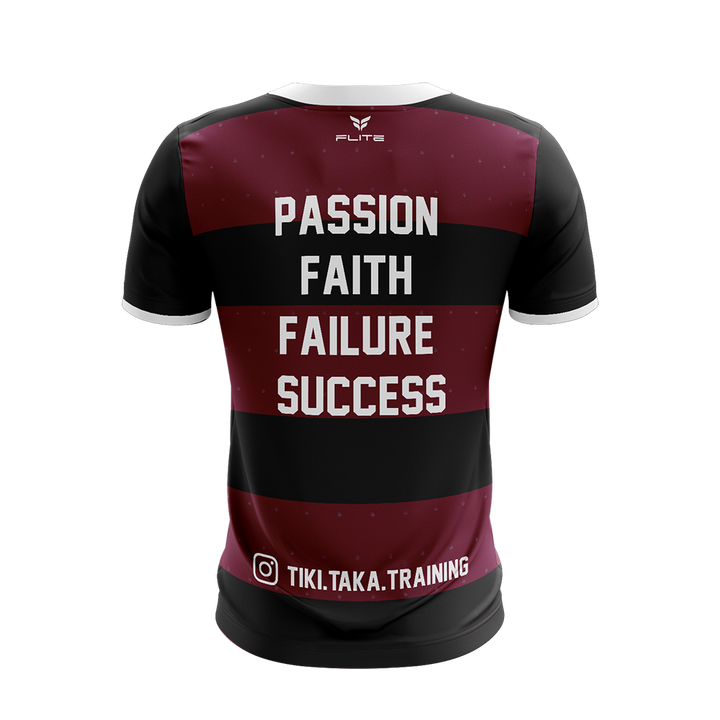 TIKI TAKA SUNDAY LEAGUE JERSEY SS (MAROON)