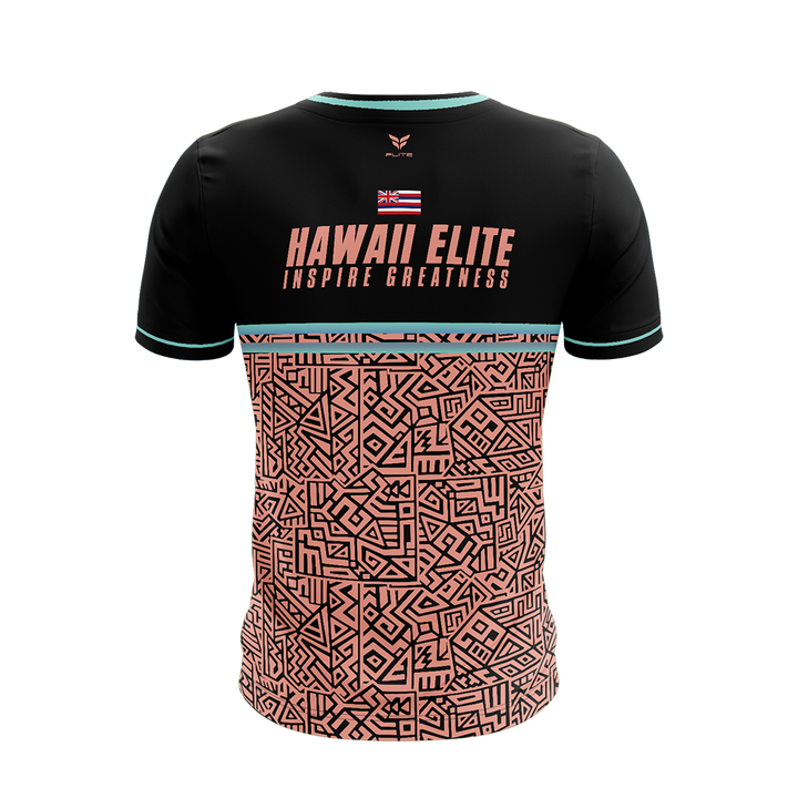 HAWAII ELITE TRAINING JERSEY SS (BLACK PEACH)