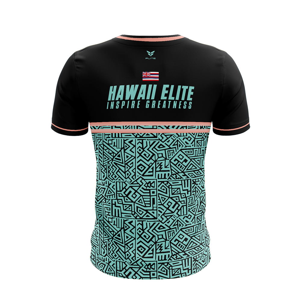 HAWAII ELITE TRAINING JERSEY SS (BLACK MINT)