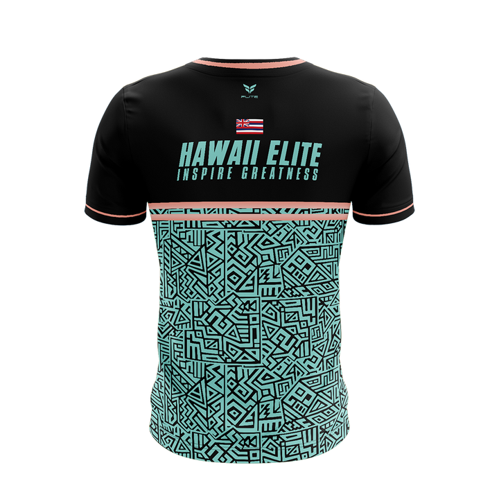 HAWAII ELITE TRAINING JERSEY SS (BLACK MINT)