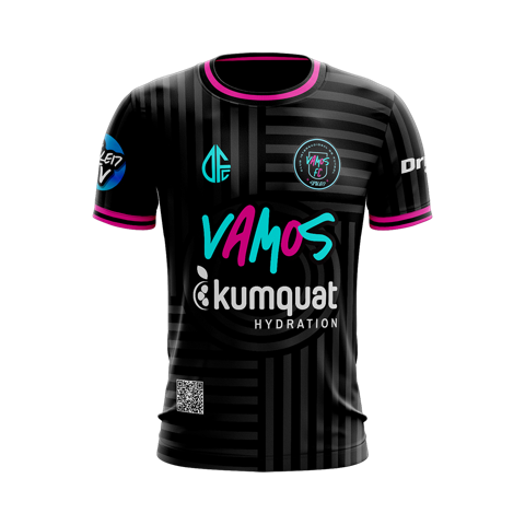 VAMOS GAME JERSEY SS BY DRIP FC (BLACK)