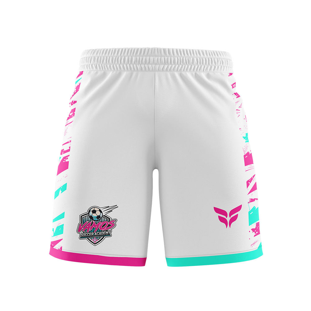 VAMOS SOCCER ACADEMY GAME SHORTS (WHITE)