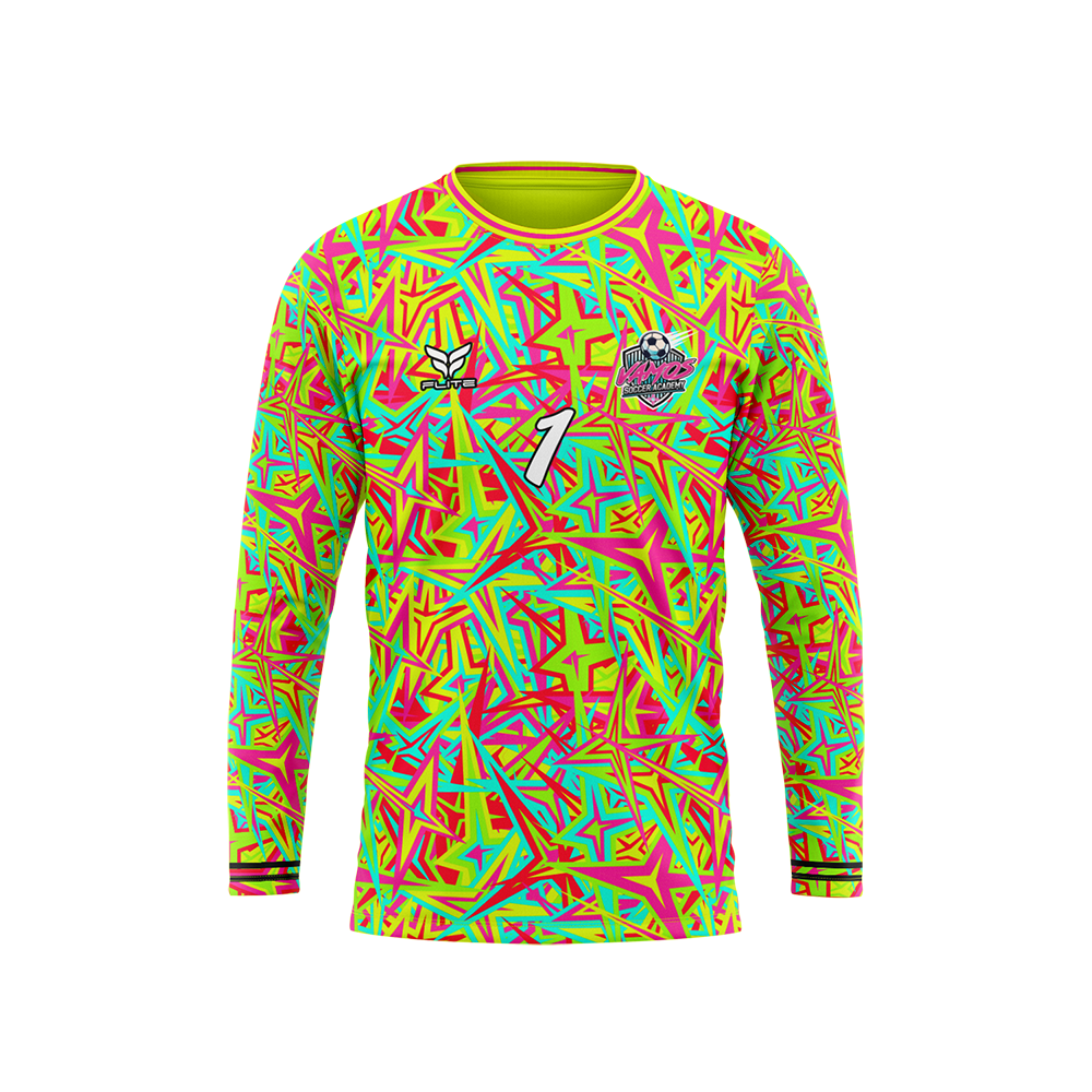VAMOS SOCCER ACADEMY GK JERSEY LS (NEON YELLOW)