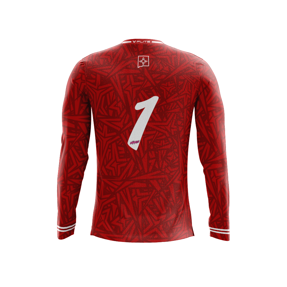 VAMOS SOCCER ACADEMY GK JERSEY LS (RED)