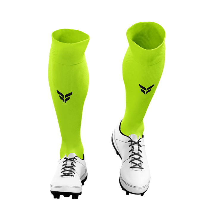 TEAM SOCKS (NEON GREEN SOCKS BLACK WINGS)