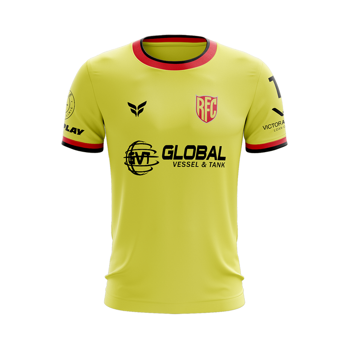 RED FLAMES GAME JERSEY SS (YELLOW)
