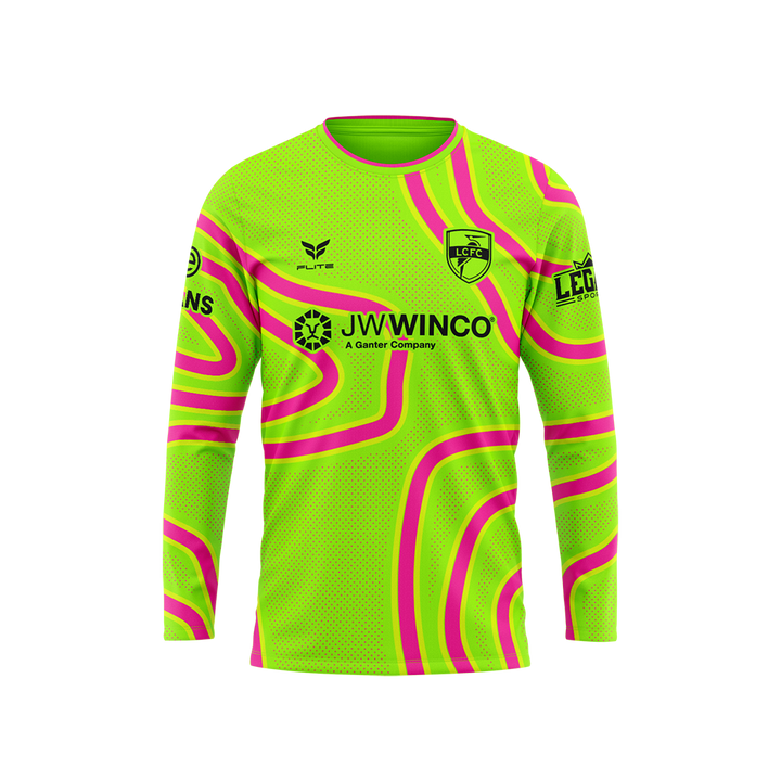 LCFC GK JERSEY LS (NEON GREEN)