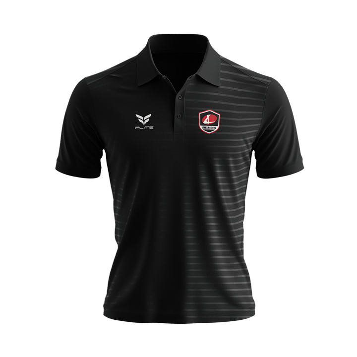 KWIK GOAL FC 2026 TST POLO SHIRT (BLACK)