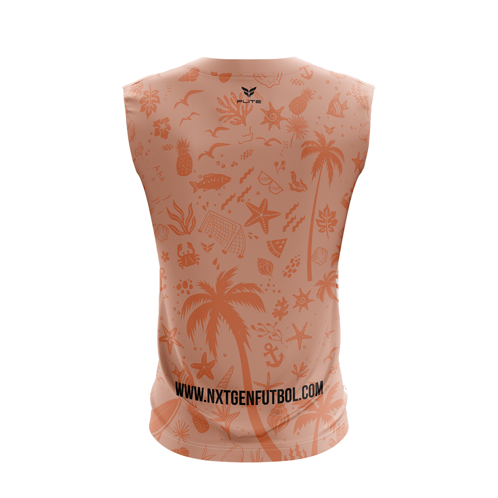 NXTGEN FUTBOL SLEEVELESS TRAINING TOP (ORANGE)