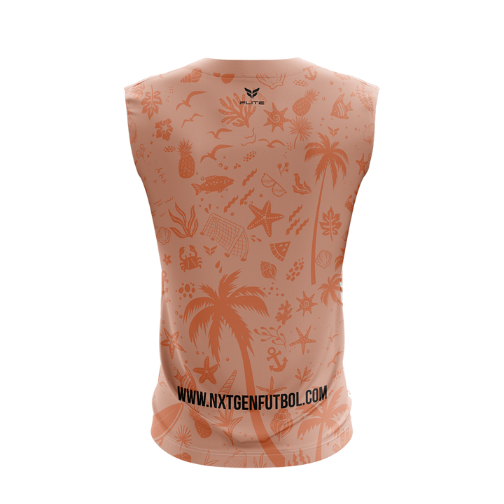 NXTGEN FUTBOL SLEEVELESS TRAINING TOP (ORANGE)