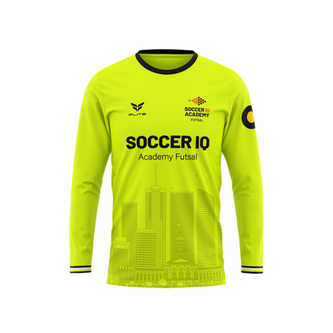 SOCCER IQ GK JERSEY LS (NEON YELLOW)