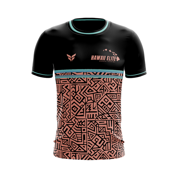 HAWAII ELITE TRAINING JERSEY SS (BLACK PEACH)