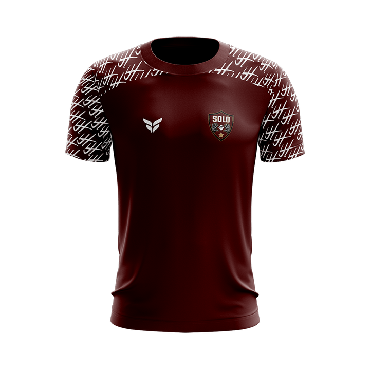 SOLO FC TRAINING JERSEY SS (OX BLOOD)